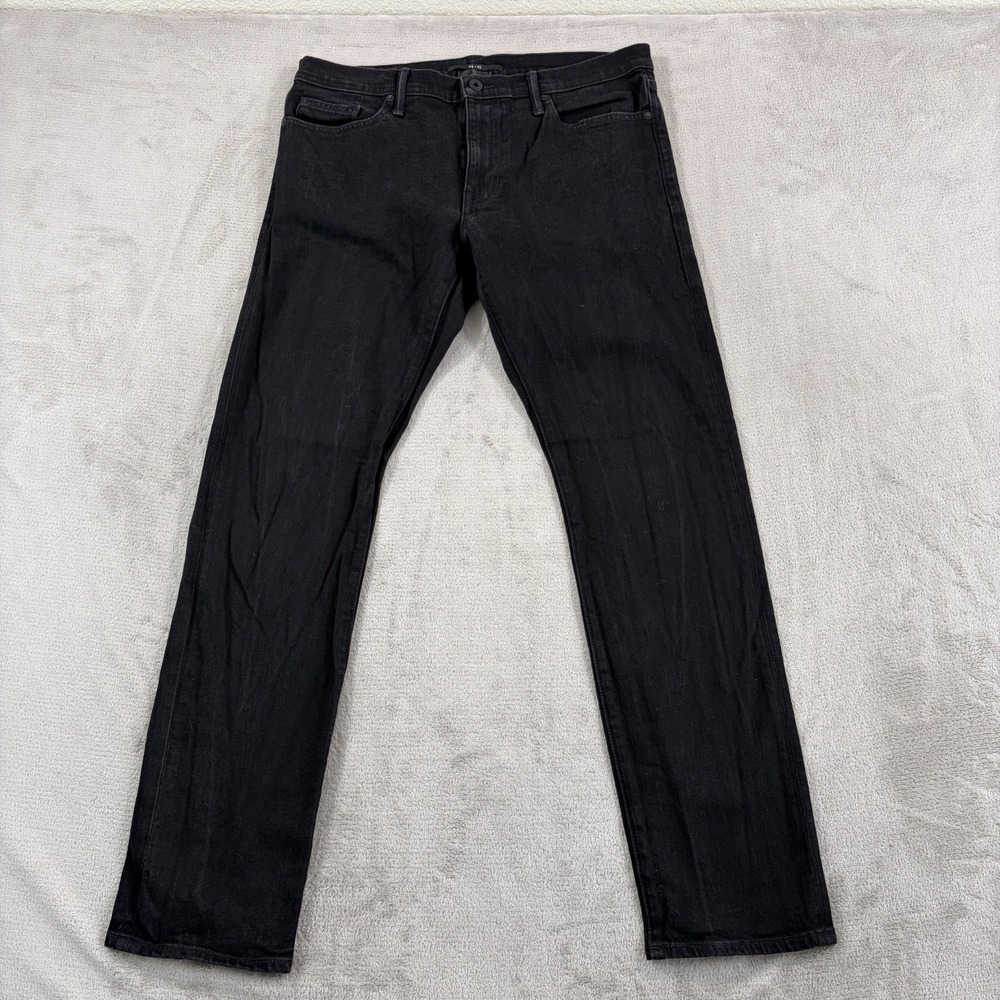 Vince DM/02 Slim Fit‎ Jeans Mens 34x31 Black Dark Wash Preppy Classic Denim USA